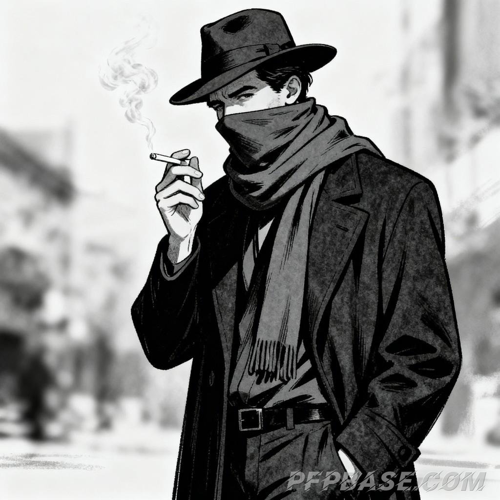 Image 8: silver-haired youth, dark-haired young man, enigmatic smoker, red-haired boy, white-haired youth