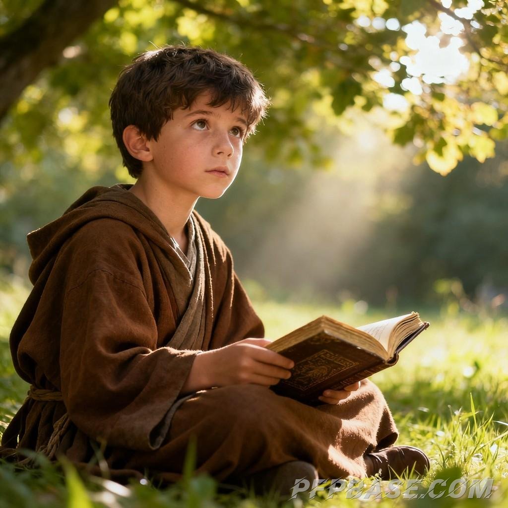 Image 3: zen essence, child, nature, harmony, tranquility