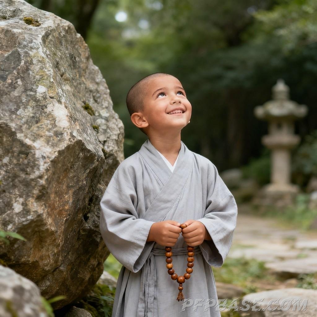 Image 4: zen essence, child, nature, harmony, tranquility
