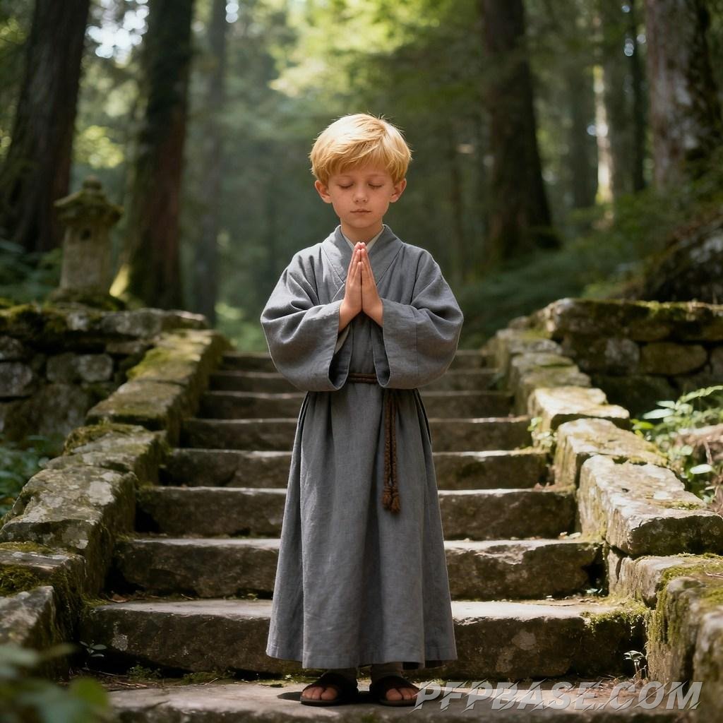 Image 5: zen essence, child, nature, harmony, tranquility