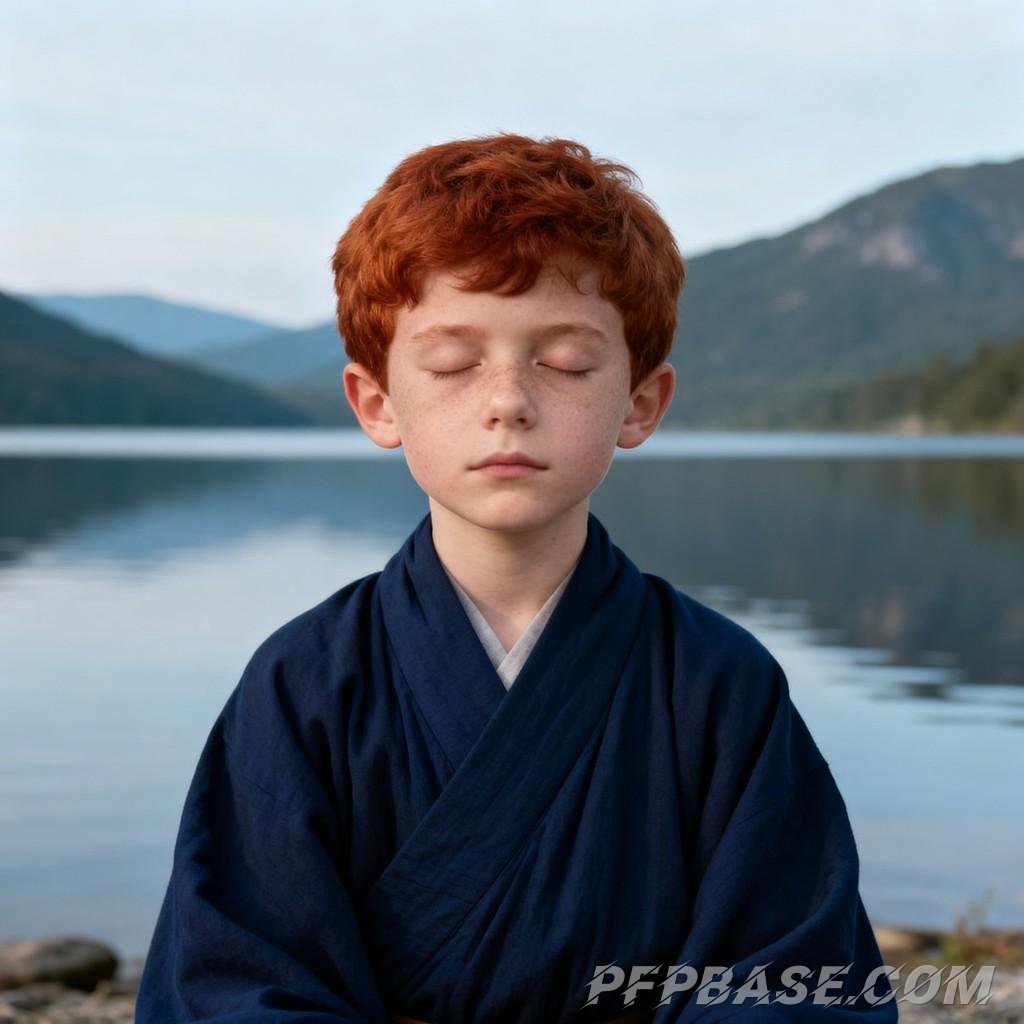 Image 8: zen essence, child, nature, harmony, tranquility