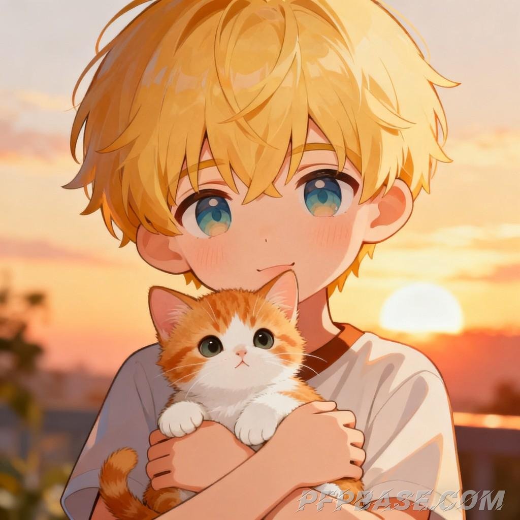 Image 3: blond boy, poodle, forlorn youth, teddy bear, silver-haired boy, striped vest