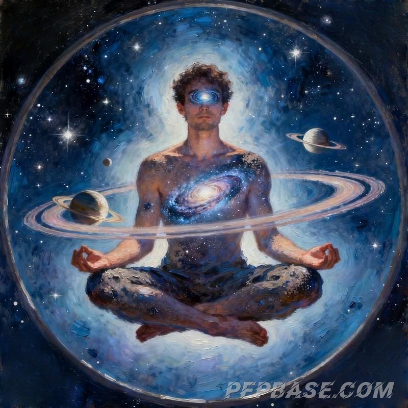 Image 4: guy, avatar, cool, light and shadow, nature, future