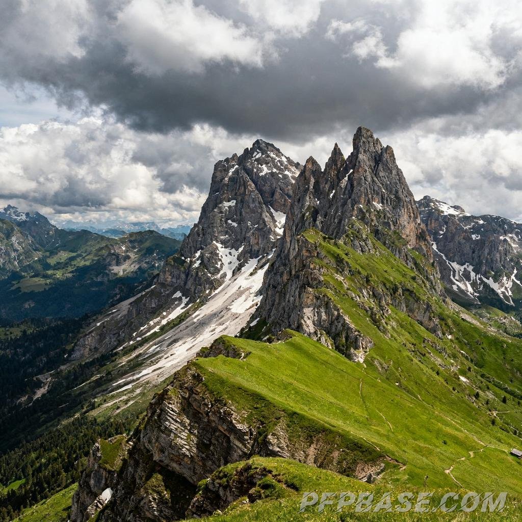 Image 5: towering mountain, nature, scenic beauty, exploration, harmony