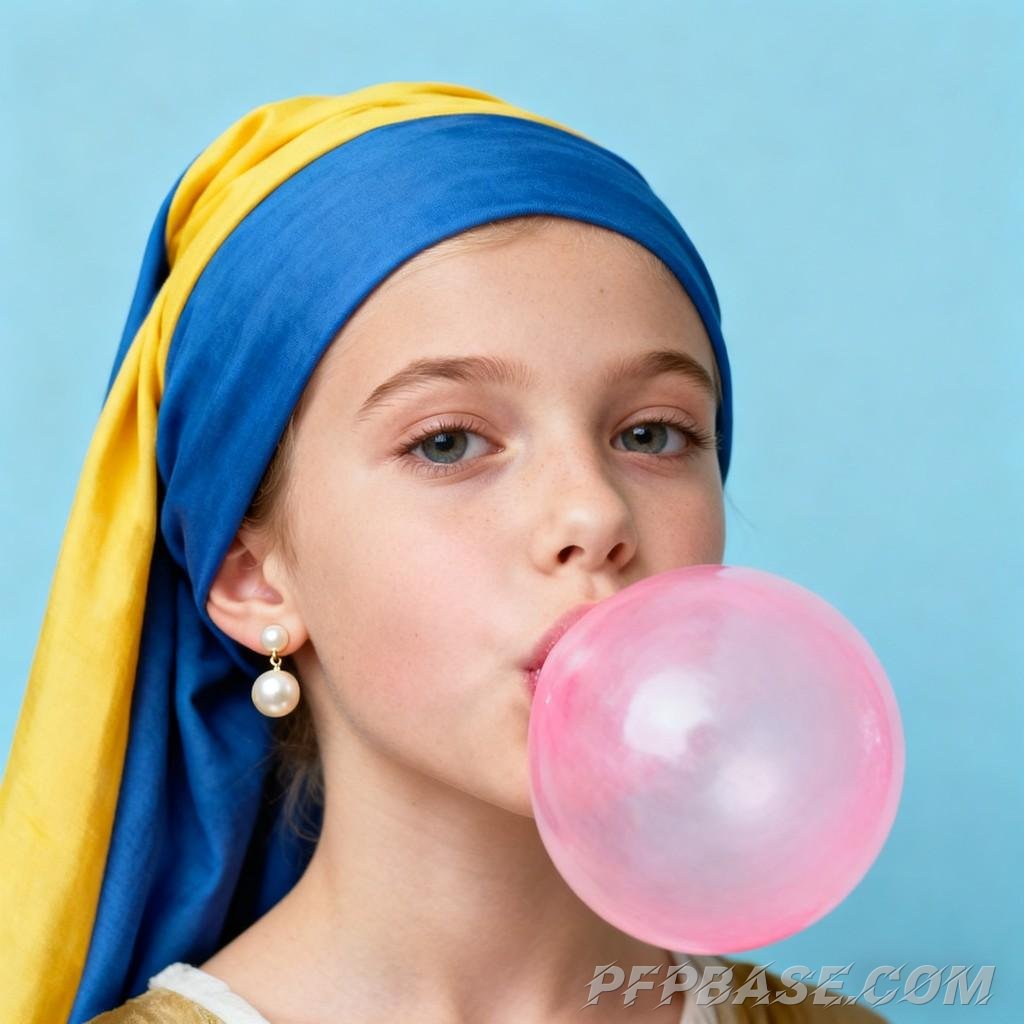 Image 1: surreal, childlike, classical Western, portrait, creative