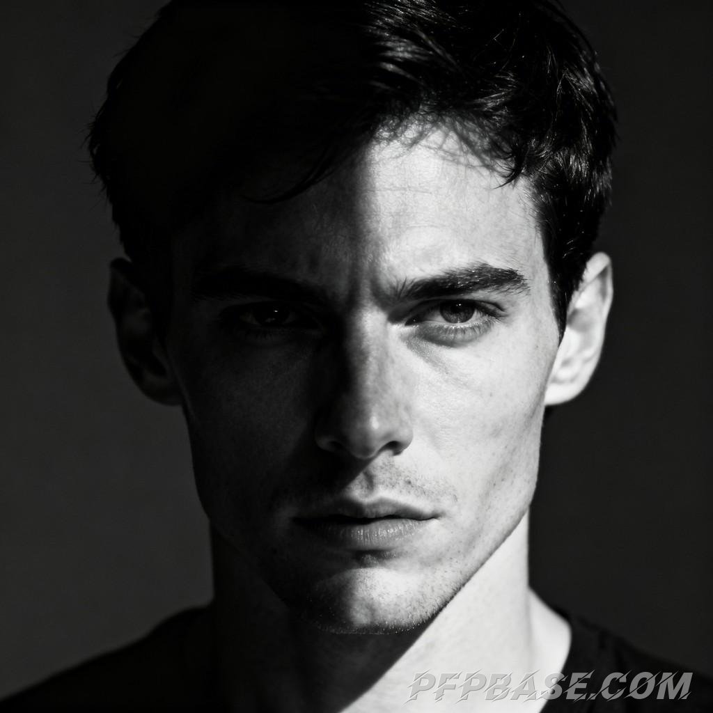 Image 2: white-haired youth, interplay of light and shadow, kimono-clad man, short-haired young man, blonde c