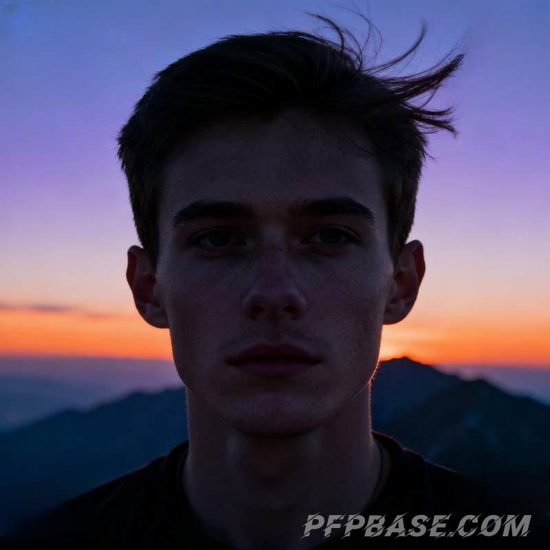 Image 8: male avatar, twilight mountains, misty forest, urban rooftop, dawn fog over wasteland, concrete wall
