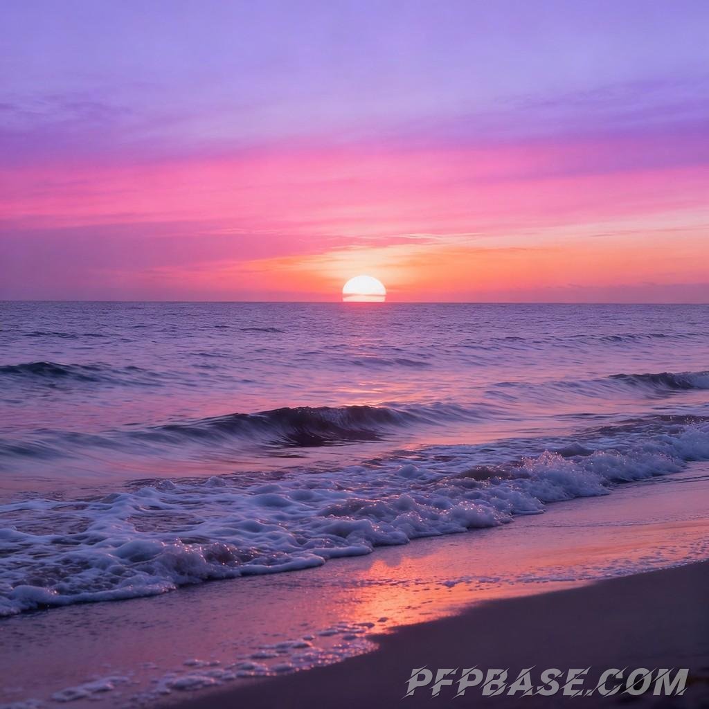 Image 1: dreamy, sunset, sea view, profile picture, design