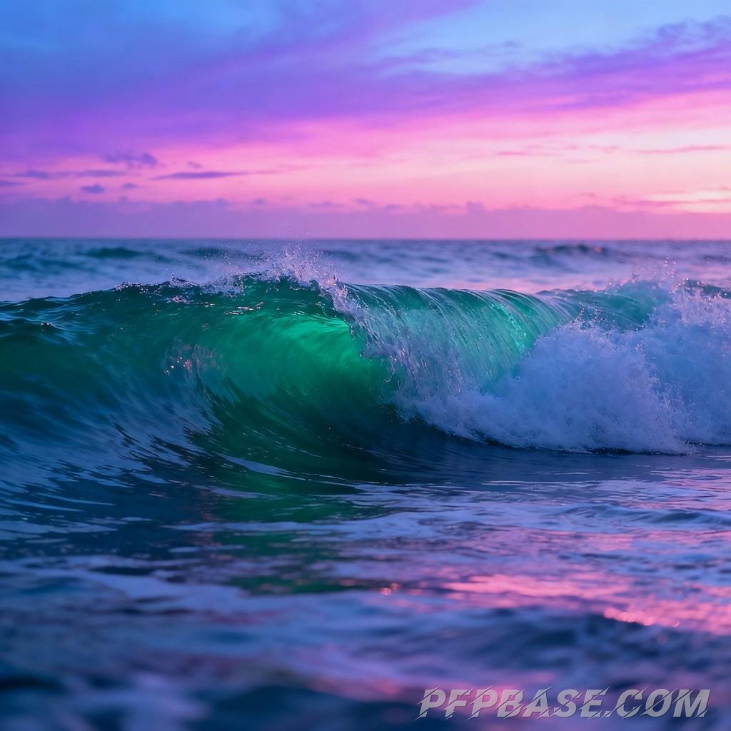 Image 5: dreamy, sunset, sea view, profile picture, design