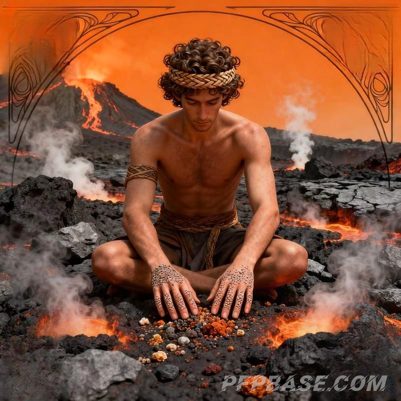 Image 3: real male head, unique expression, natural setting, light and shadow contrast, emotional intensity